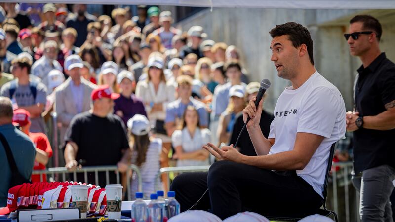 Charlie Kirk, director general y cofundador de la organización juvenil conservadora Turning...