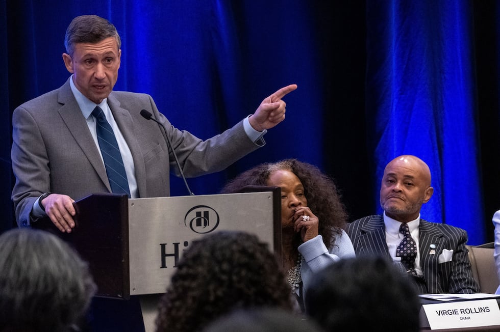 Ken Martin, presidente del Comité Nacional Demócrata, en un evento en Austin, Texas, el 13 de...