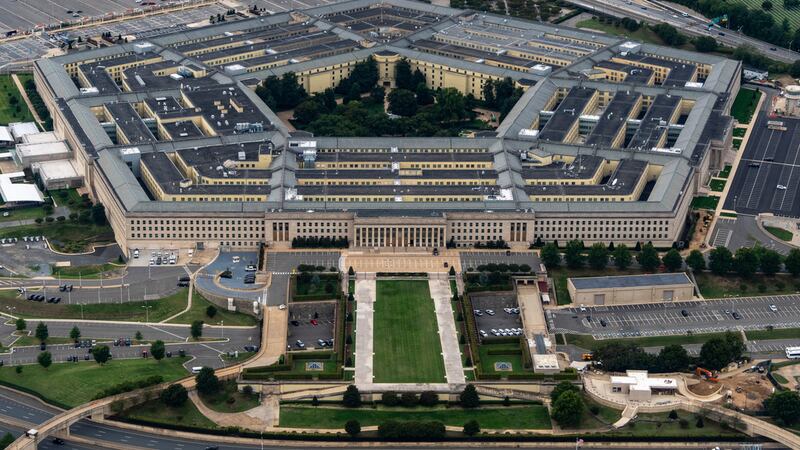 Vista del Pentágono el 20 de septiembre de 2025, en Arlington, Virginia. (AP Foto/Alex...