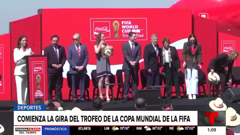 Comienza la gira del trofeo de la Copa Mundial de la FIFA